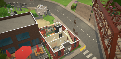 3 flat apartment building