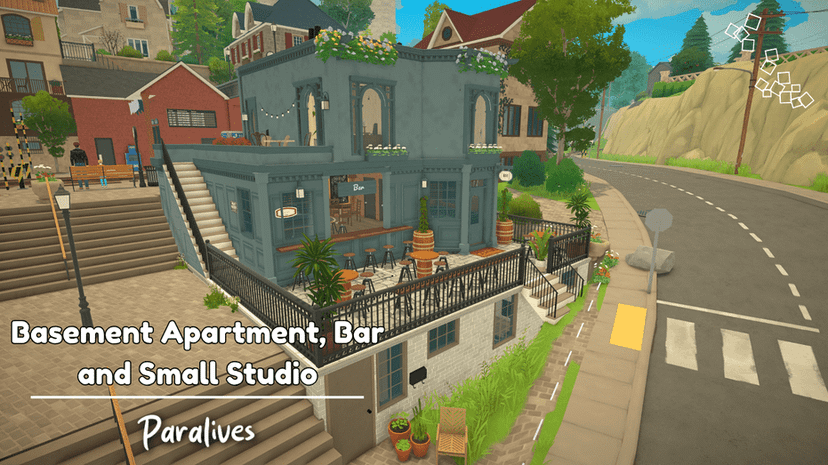 Basement Apartment, Bar and small Studio