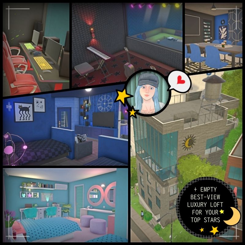 Music Label with Dorms for Artists (No Mod)