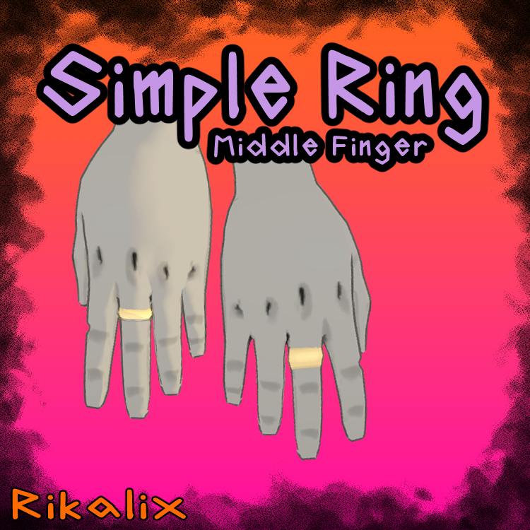 Simple Ring (Middle Finger) [Rikalix]