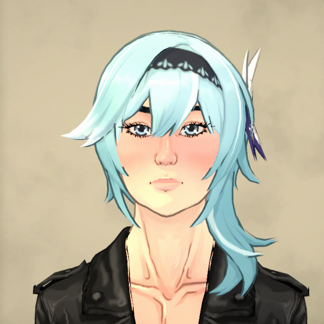 Eula Genshin Hair