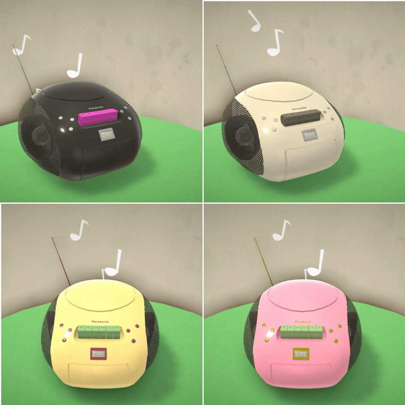 Count Raqula's Parasonic CD and Tape Player