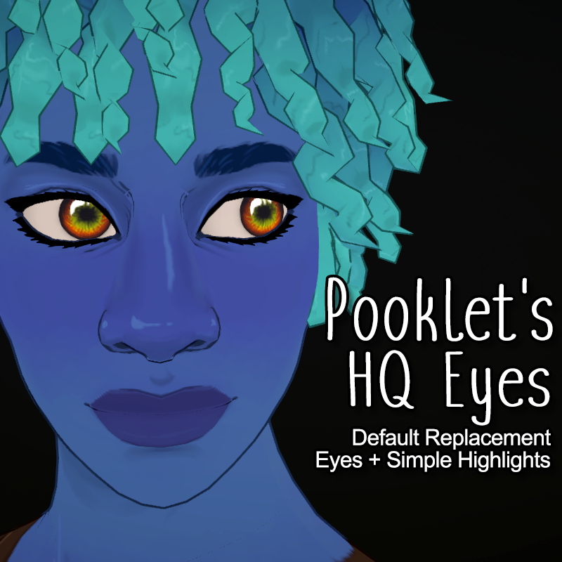 Pooklet - HQ Eyes (Sims 2 Conversion)