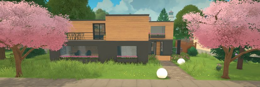 Modern family house