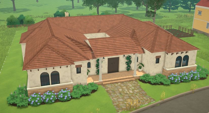 Mediterranean w/ Central Courtyard - Sanrielle