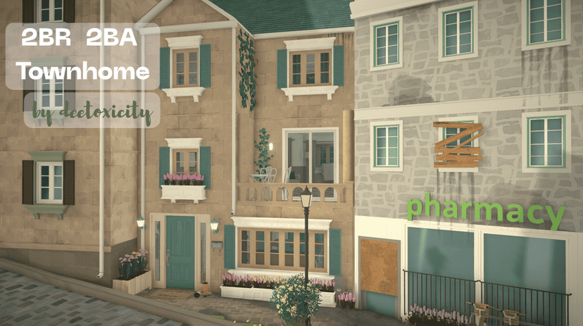 2br 2ba Townhome