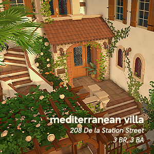 Mediterranean Villa | Pelletier Household [pujipop ♡]