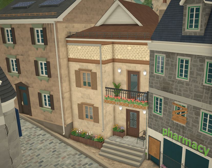 Tucked-away house