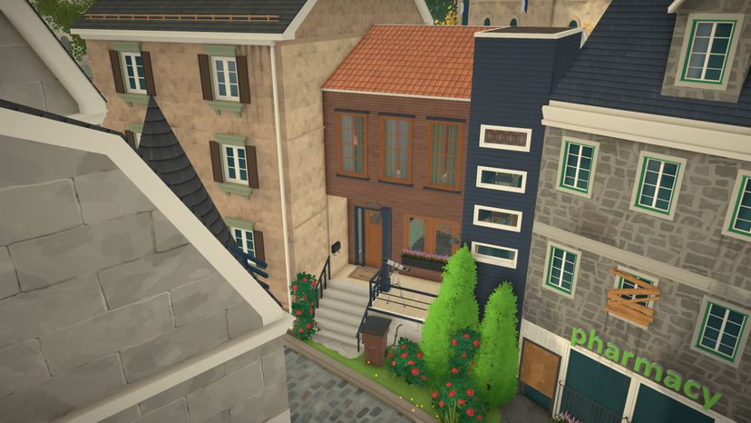 Starter townhouse, after one week