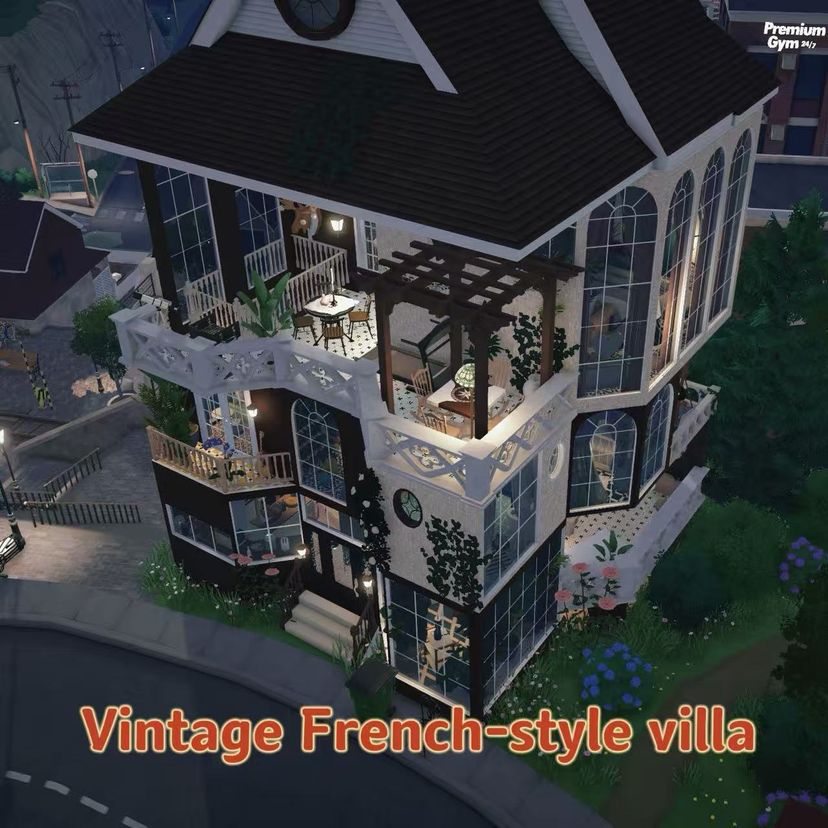 Vintage French-style villa