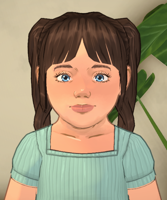 [Toddler] Hair "Pigtail"