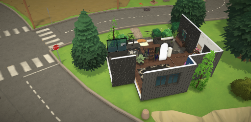 Small Black Platform Home