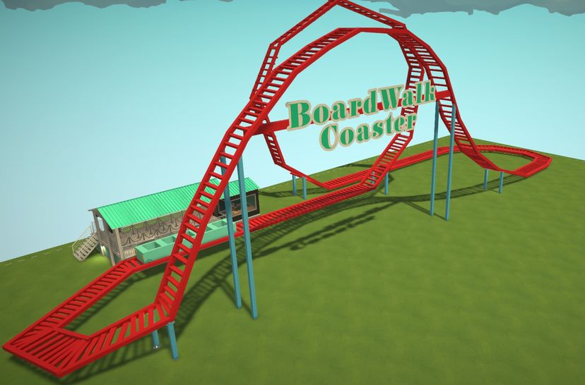 Roller Coaster print 1