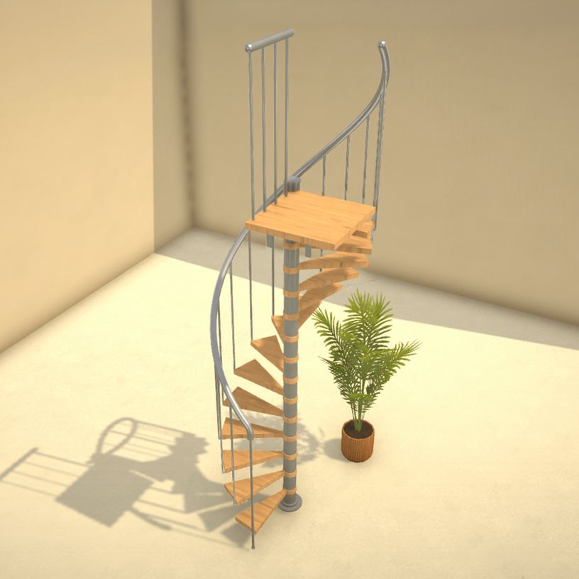 Compact Spiral Staircase