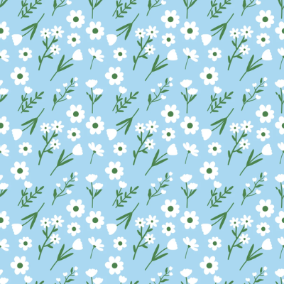 SarcasticPizza - Floral Pattern