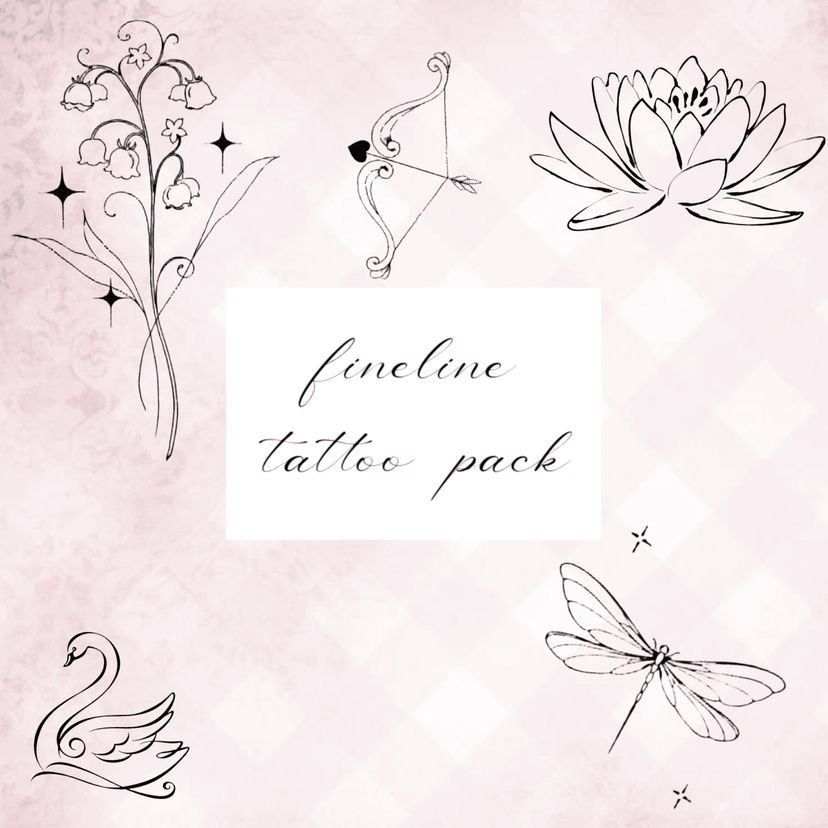 fineline tattoo pack