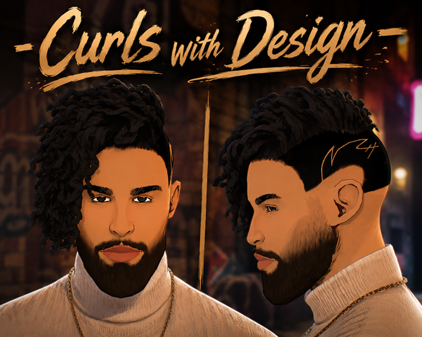 Curls With Design