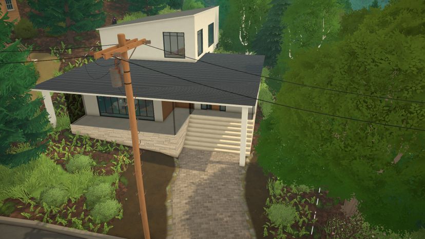 Modern house with huge secret basement