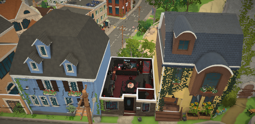 Red-black townhouse