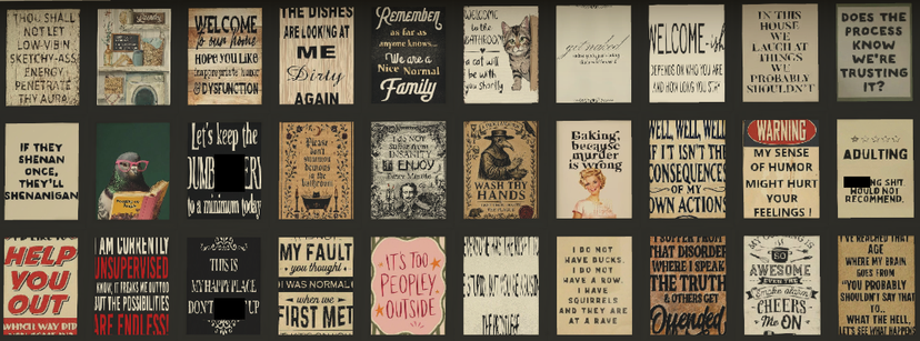 [NR] Fuqu Wall Art