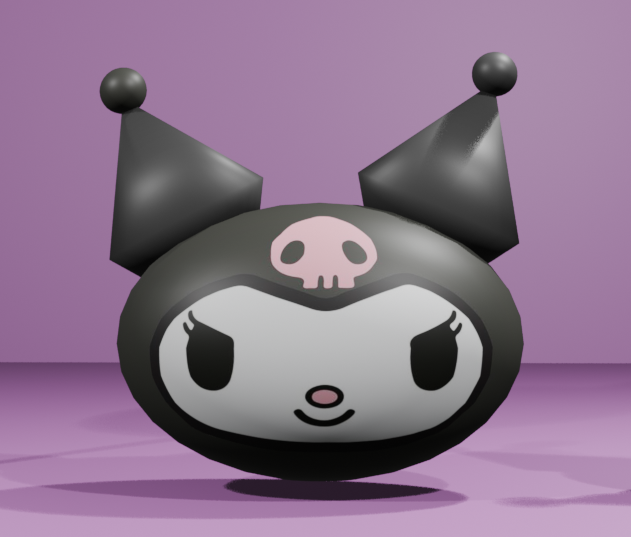 kuromi_pillow and balloons