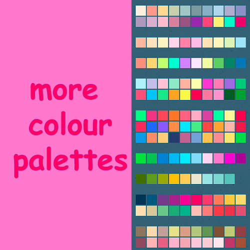 More colour palettes