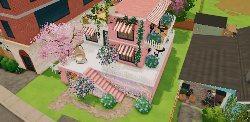 梦幻花园小屋粉