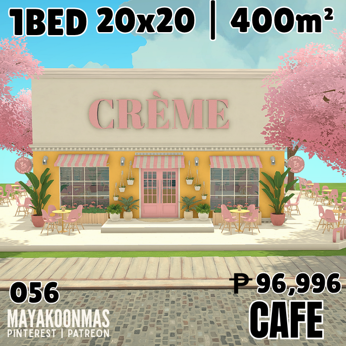 056 Cafe 1BED 20X20