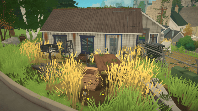 Rundown realistic house