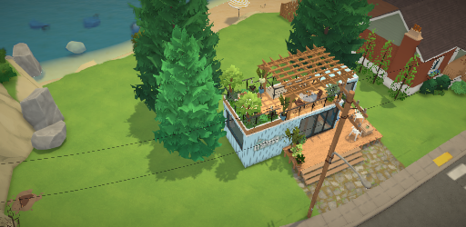 Baby blue container house