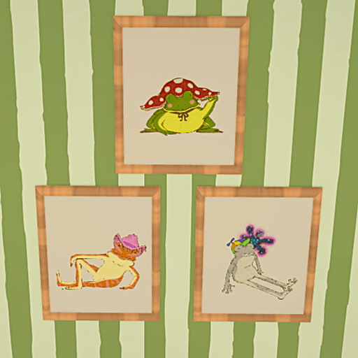 Frog Hat Frame Art