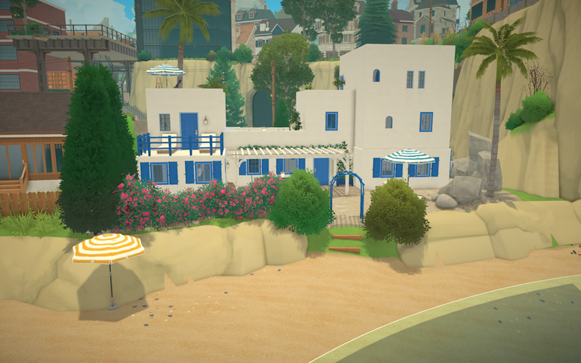 Greek beach house