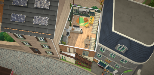 3 Story Flat