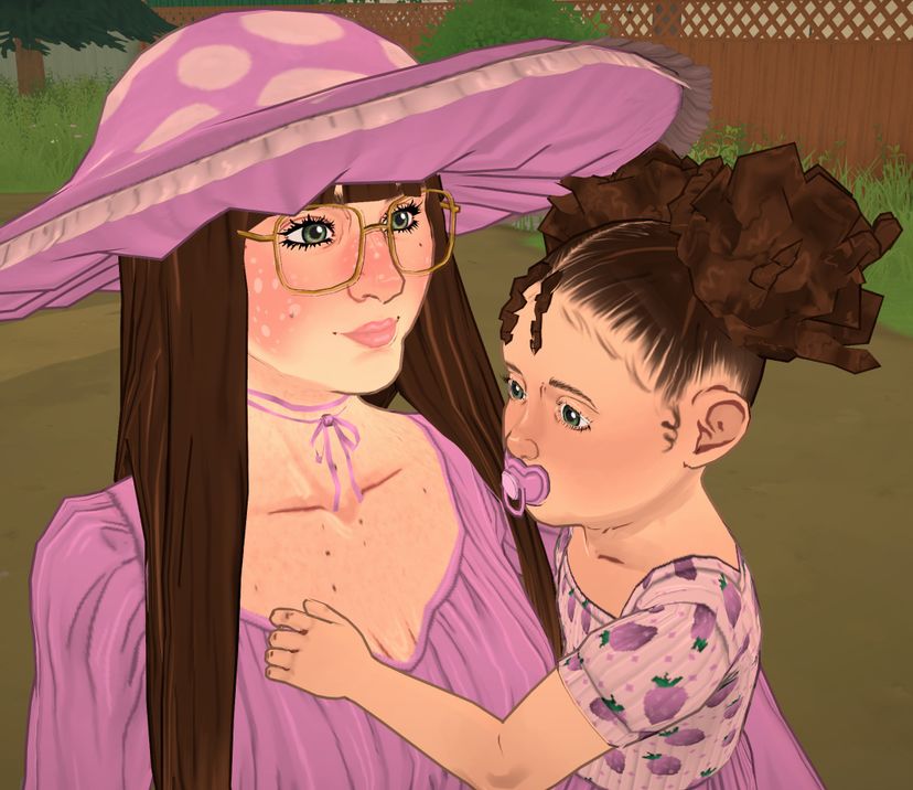 Cute as a Button Household: Single Mom