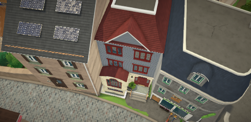 Blue Townhouse