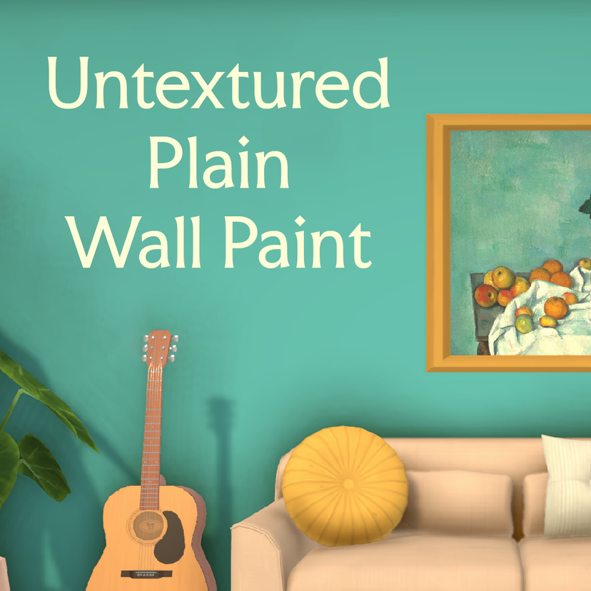[TEA] Untextured Plain Wall Paint