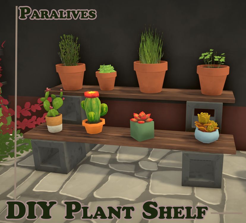 DIY Plant Shelf