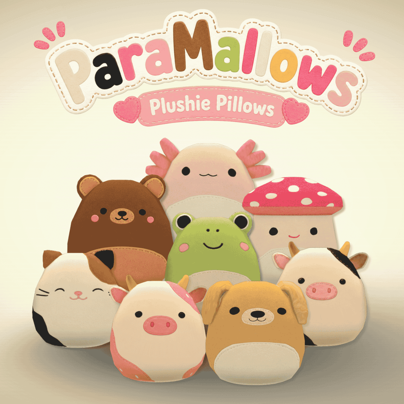 ParaMallows Plushie Pillows