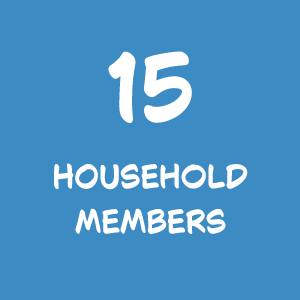 15 Household Members