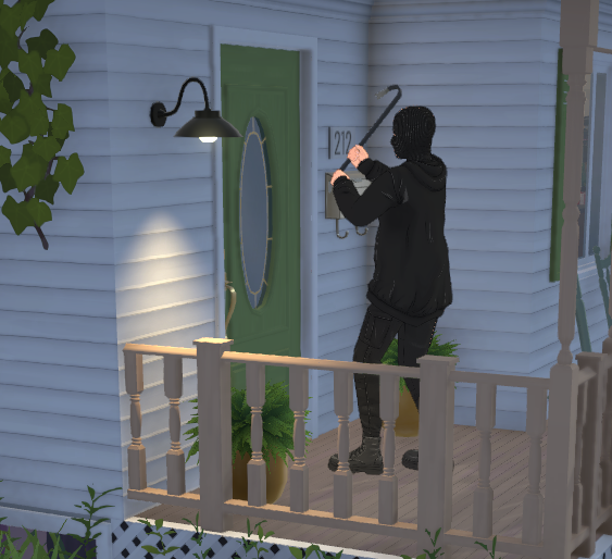 Burglars in Paralives