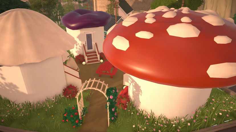 Mushroom Fairy Houses