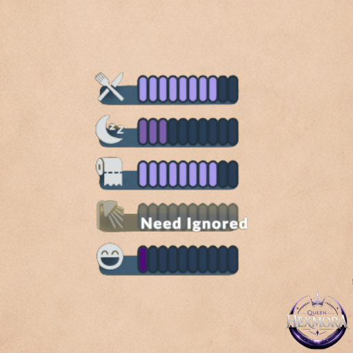 Purple Needs UI – Purple Needs Bar Recolor
