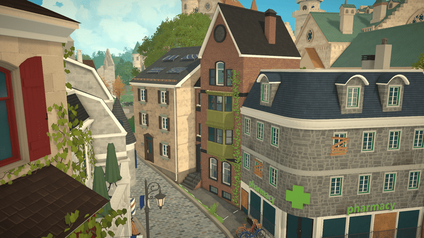 Narrow Brick Townhouse