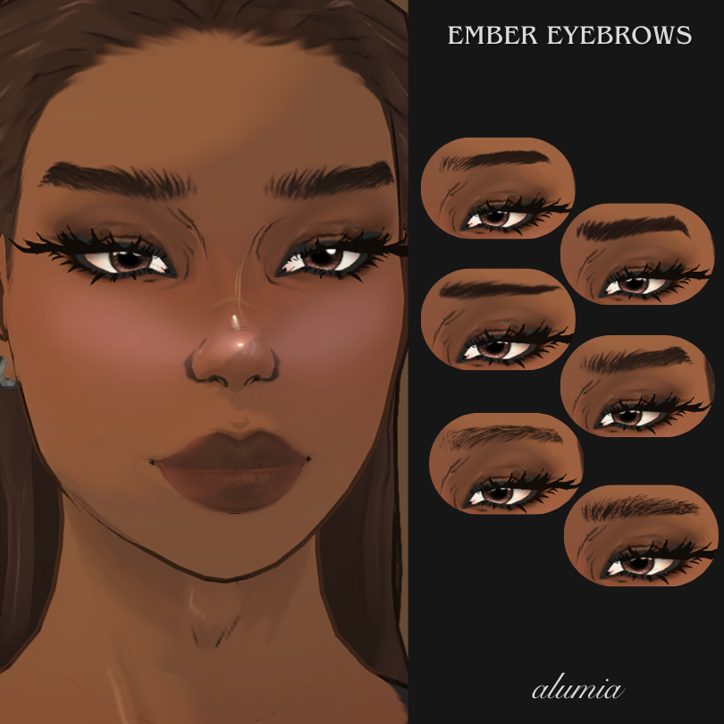 Ember Eyebrows [6 types]