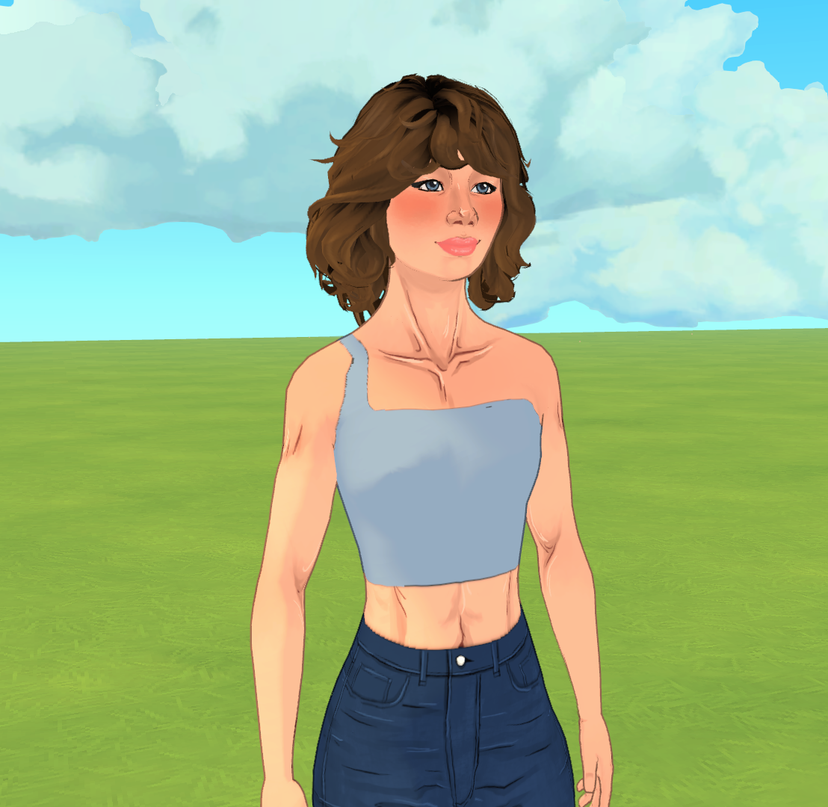 SarcasticPizza - Shoulder Strap Top