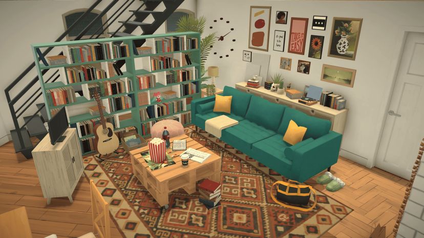 Cozy clutter apartment