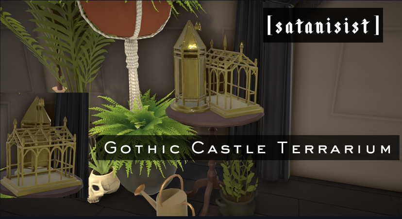 [satanisist] Gothic Castle Terrarium