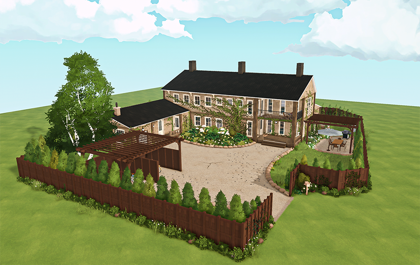 Modern Stone Mansion