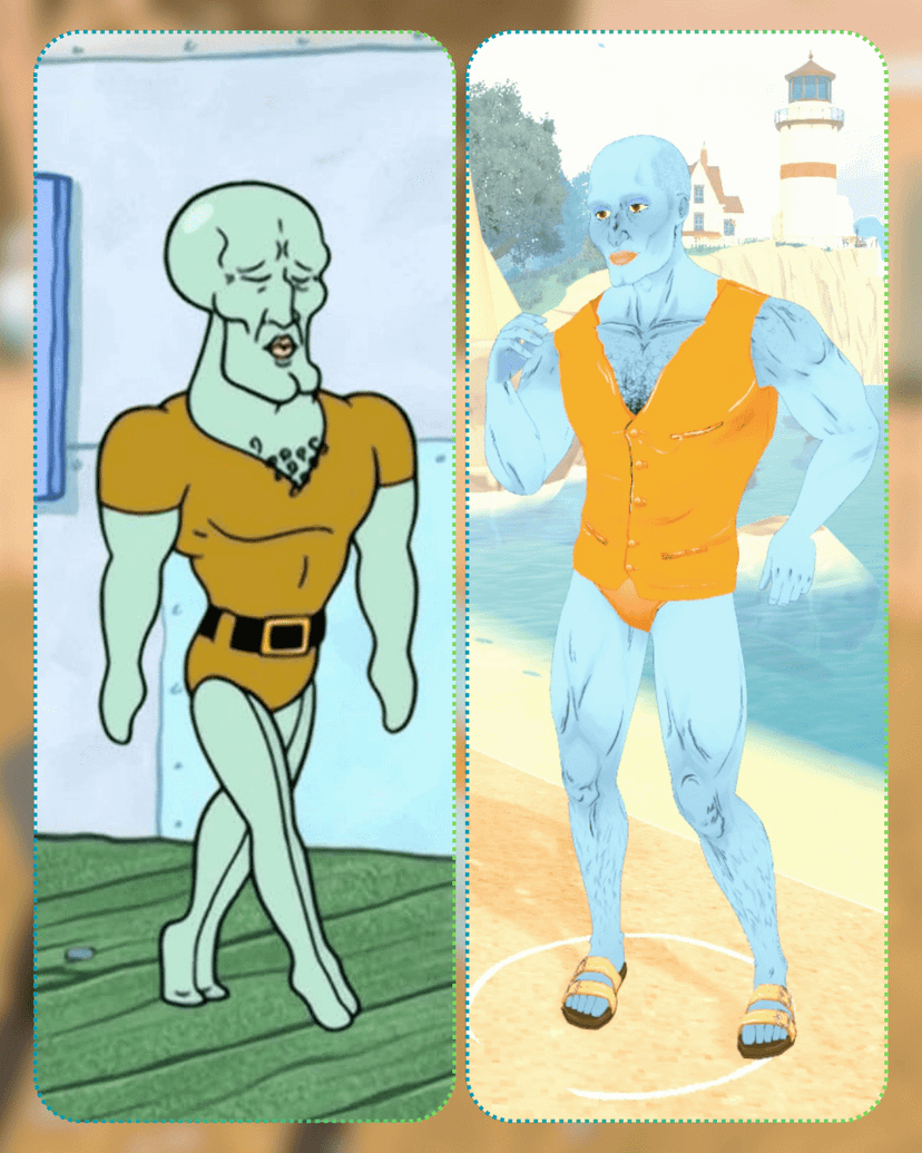 Handsome Squidward