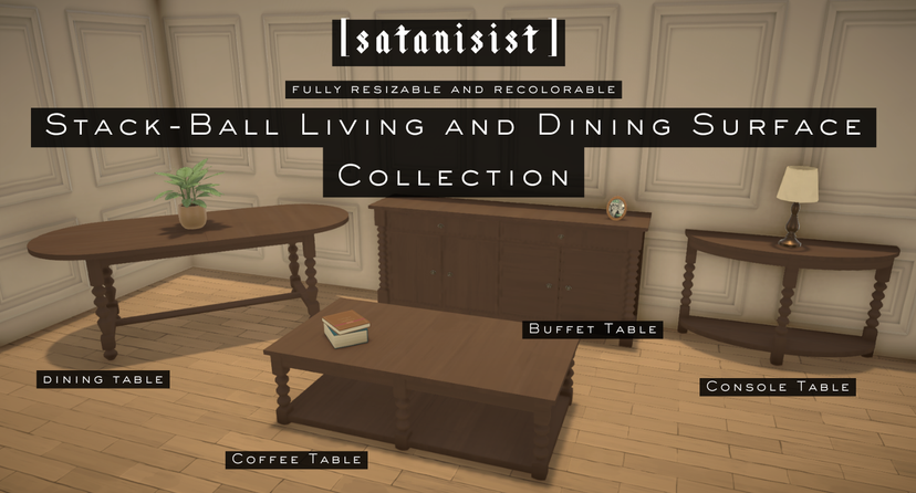 [satanisist] CLJ Stack-Ball Living and Dining Collection